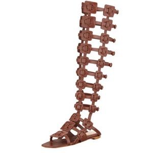 🌙 CHRISTIAN LOUBOUTUN ROSE DU DESERT GLADIATOR SANDAL 🌙